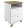 Kit 02 Gaveteiros Para Escritório Home Office 2 Gavetas Diem A02 Olmo Branco - Lyam Decor
