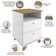Kit 02 Gaveteiros Para Escritório Home Office 2 Gavetas Diem A02 Olmo Branco - Lyam Decor