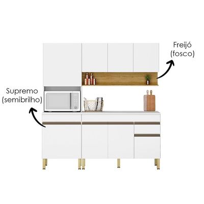 Cozinha Modulada 3 Pecas Line Ktp Supremo Cp Freijo