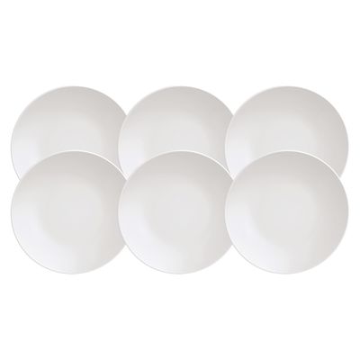 Prato de Sobremesa Porcelana Leonora 19cm 6 Unidades - Tramontina 96950/008