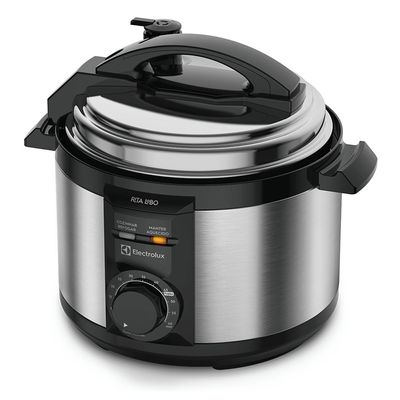 Panela de Pressão Elétrica Electrolux por Rita Lobo 3L Preta Efficient c/ Timer (PCE15) 220V