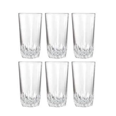 JOGO COPOS VIDRO NAPOLI 6 PEÇAS 240ML