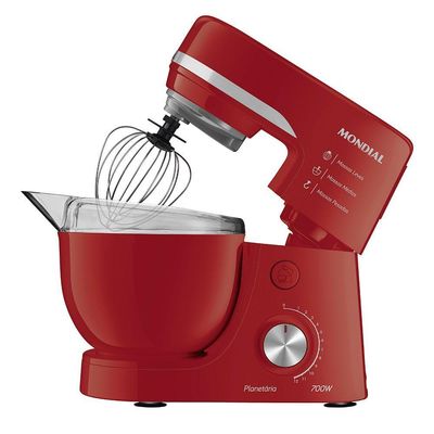 Batedeira Planetária Mondial Bp-03-r Batedeira Planetária-220v-vermelho 220V