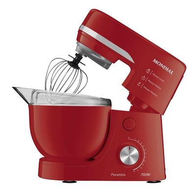 Batedeira Planetária Mondial Bp-03-r Batedeira Planetária-220v-vermelho 220V