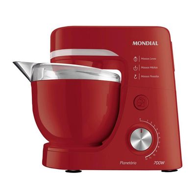 Batedeira Planetária Mondial Bp-03-r Batedeira Planetária-220v-vermelho 220V