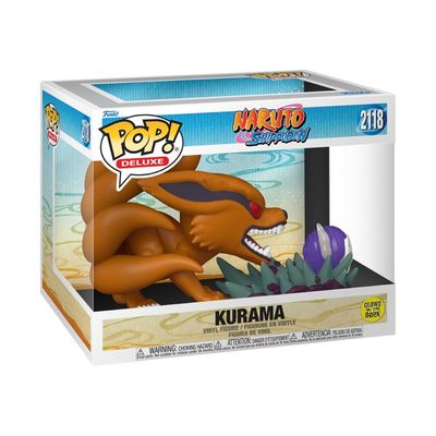 Boneco Funko Pop! Deluxe Naruto Shippuden - Kurama (Glow)