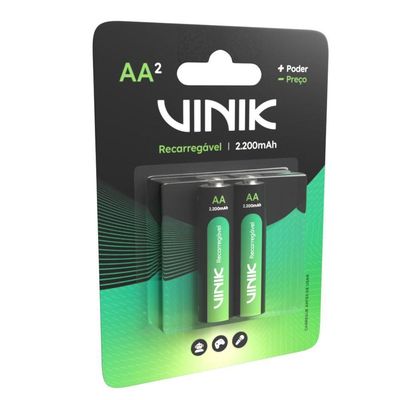 Pilha Recarregável Aa C-2 - 2200mah 1.2v - Vp2ab2r