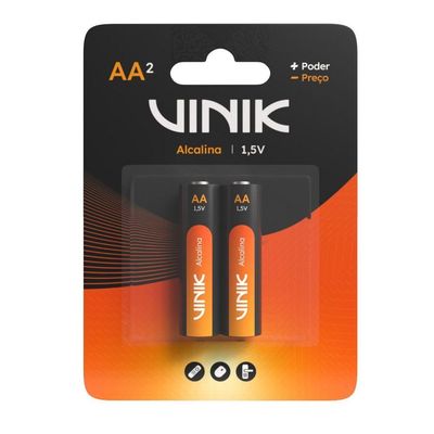 Pilha Alcalina Aa C-2 1.5v - Vp2ab2a
