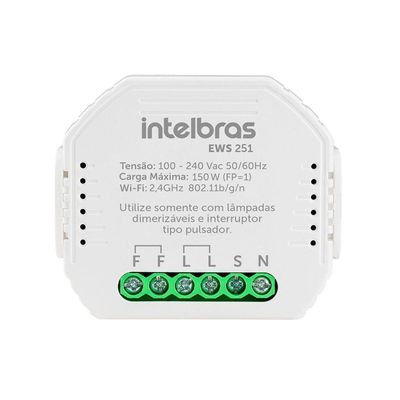 Interruptor Controlador Dimmer Smart Wi-fi Ews 251 4850031
