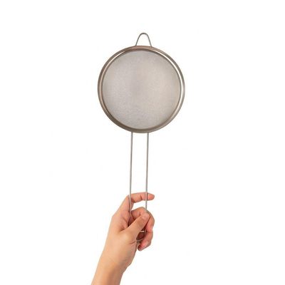 Peneira Em Aço Inox Diâmetro 16cm Cozinha Coador Preparos