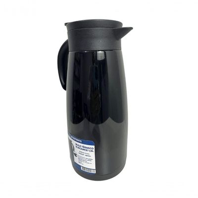 Bule Térmico Soprano 1,5 Lt Aço Inox Com Gatilho Preto