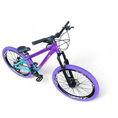 Bicicleta Aro 26 VikingX Tuff X44 21v Disco Roxo-azul