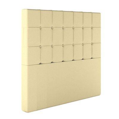 Cabeceira Estofada Casal 140 Cm Turmalina Linho Creme