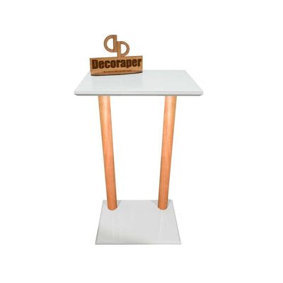 Aproximador De Sofá Laqueado Com Vidro Branco