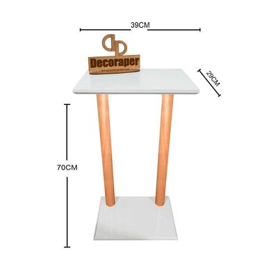 Aproximador De Sofá Laqueado Com Vidro Branco