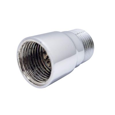 Extensor Aumento Prolongador Curto 4cm Cromado Para Torneira E Chuveiro Rosca 1/2"