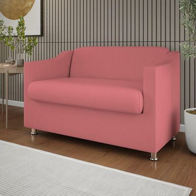 Namoradeira 2 Lugares Sala De Estar Quarto Balaqui Decor rosa