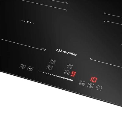 Cooktop Mueller 4 Bocas De Indução Com Turbo MCN4BK 220V