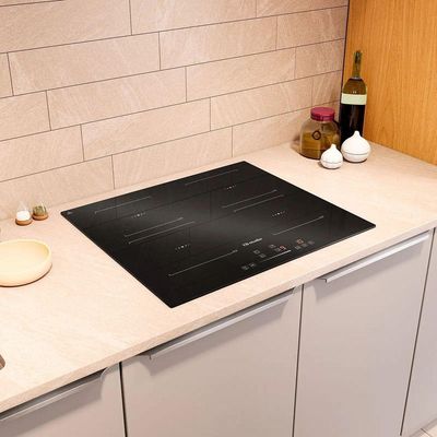 Cooktop Mueller 4 Bocas De Indução Com Turbo MCN4BK 220V