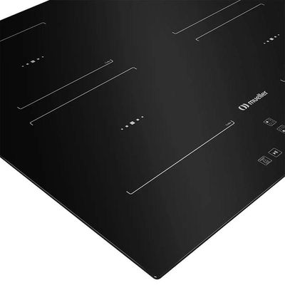 Cooktop Mueller 4 Bocas De Indução Com Turbo MCN4BK 220V