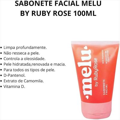 Ruby Rose Melu Rr4401 Sabonete Facial 100ml