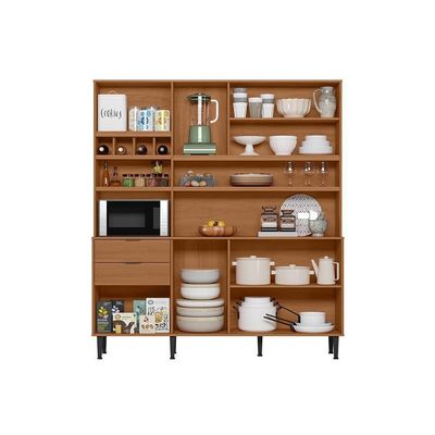 Kit Cozinha Compacta Viena 8 Portas E 2 Gavetas Lukaliam Móveis Jequitiba Jequitiba