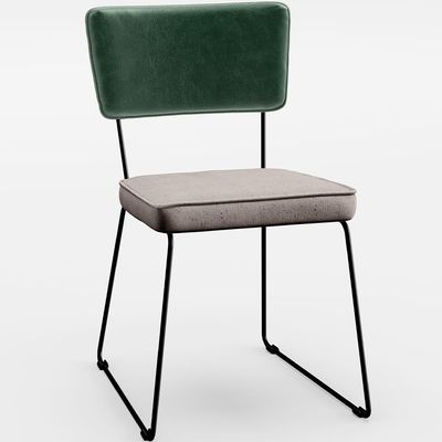 Mesa Capri 160cm Off White Nature E 6 Cadeiras Allana B05 Facto Verde Musgo Linho Bege - Lyam Decor