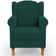 Poltrona Decorativa Para Sala de Estar Yara P02 Bouclê Verde - Lyam Decor