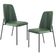 Kit 02 Cadeiras Decorativa Estofada Para Sala De Jantar Bella L02 Couríssimo Verde - Lyam Decor