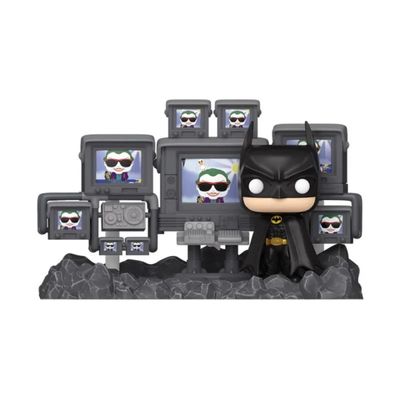 Boneco Funko Pop Moment Batman na Batcaverna 85 Anos (1989)