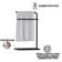 Kit 2 Suporte Porta Papel Toalha Isla Para Pia Bancada Lavabo Duplo Aço D01 Preto Fosco - Lyam Decor