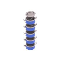 Marmita Tekcor 1,5L 3S 1D 1T Azul