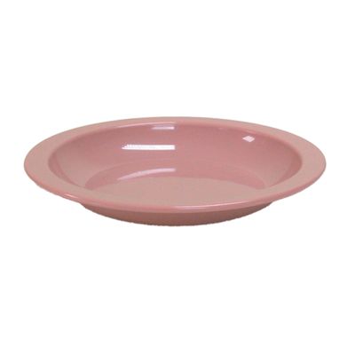 Prato Elegance Fundo Redondo 22cm Rose em Polipropileno