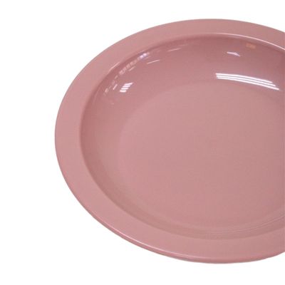 Prato Elegance Fundo Redondo 22cm Rose em Polipropileno