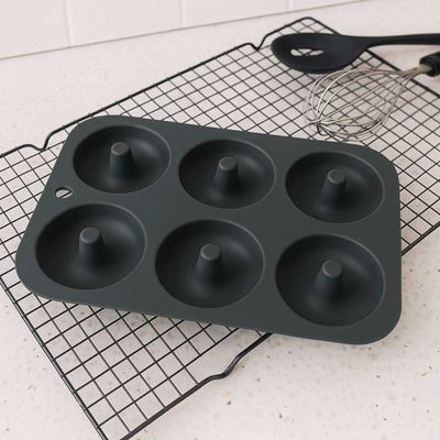 Forma de Silicone Bolo Pudim Donuts Forno Antiaderente