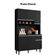 Kit Cozinha Compacta 6 Portas 105 Cm Marcia Preto Reajl Moveis Preto
