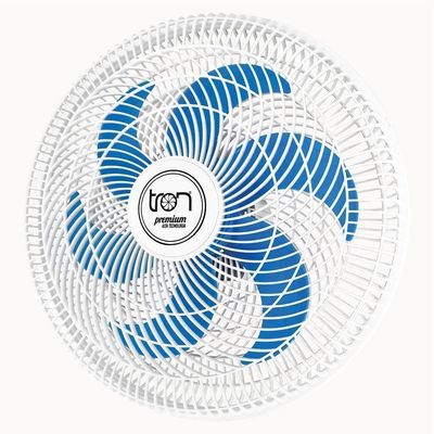 Ventilador Parede Lorena Branco Oscilante 220V Pás Azul