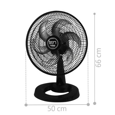 Ventilador Médio Maggie Preto Oscilante 220V 220V