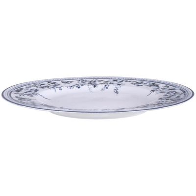 Conjunto 12 Pratos Rasos de Porcelana 28cm Azzura Tramontina Servir Restaurantes Eventos Buffet