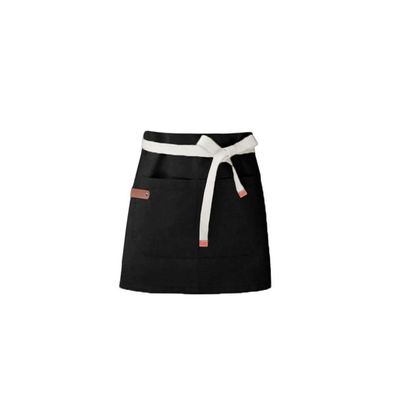Avental de Cintura Preto Cafeteria Bar Barbearia Bartender 10un