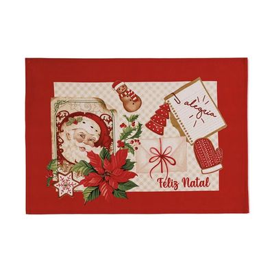 Lugar Americano Natal 45x33cm Receita do Noel Karsten