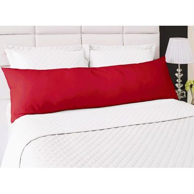 Fronha Avulsa Poliéster Abraço 50x150cm Vermelho Lavive