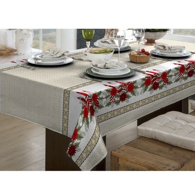 Toalha Mesa Redonda Bella Mesa 140cm Natal Sortido Raner