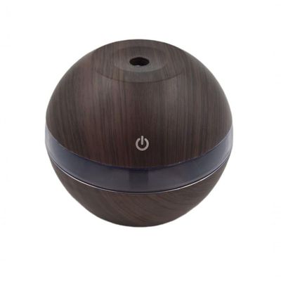 Umidificador Difusor Bolinha Led 200ml Mogno