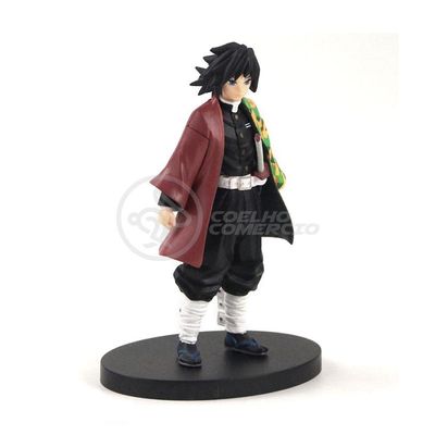 Action Figure Kimetsu No Yaiba Boneco Tomioka Giyu Pilar Da Agua Demon Slayer 14cm