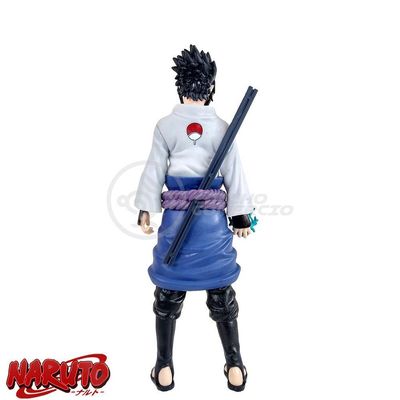 Brinquedo Action Figure Sasuke Uchiha Shippuden 18Cm Colecionável Universo Ninja Ultimate