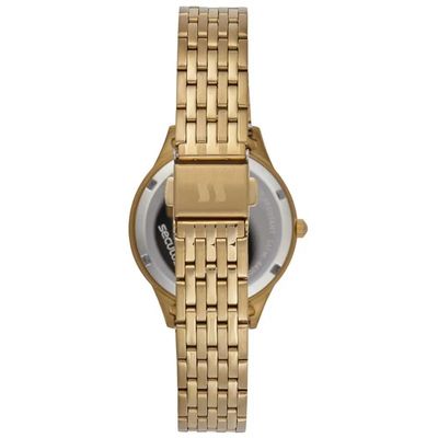 Relógio Seculus Feminino Ref: 44309lpsvda1 Casual Aço Dourado