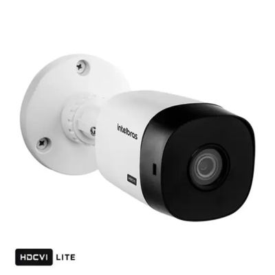 Kit 4 Camera de Seguranca Intelbras Bullet vhl 1120b Externa Dvr 4 canais multi hd
