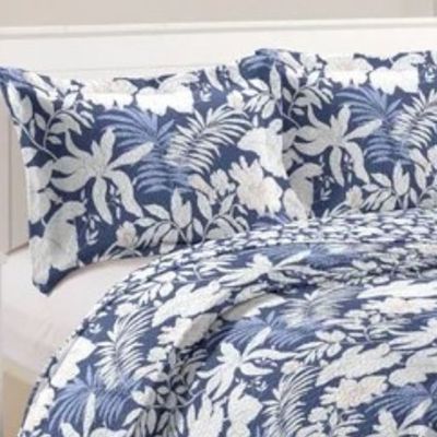 Kit Cobre Leito Colcha Mix King Estampado Dupla Face Floral 3 Peças - Josiane