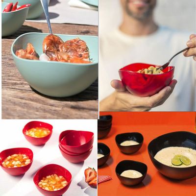 Tigela Bowl Sobremesa Cremeira Pote 300ml Rosa 1un